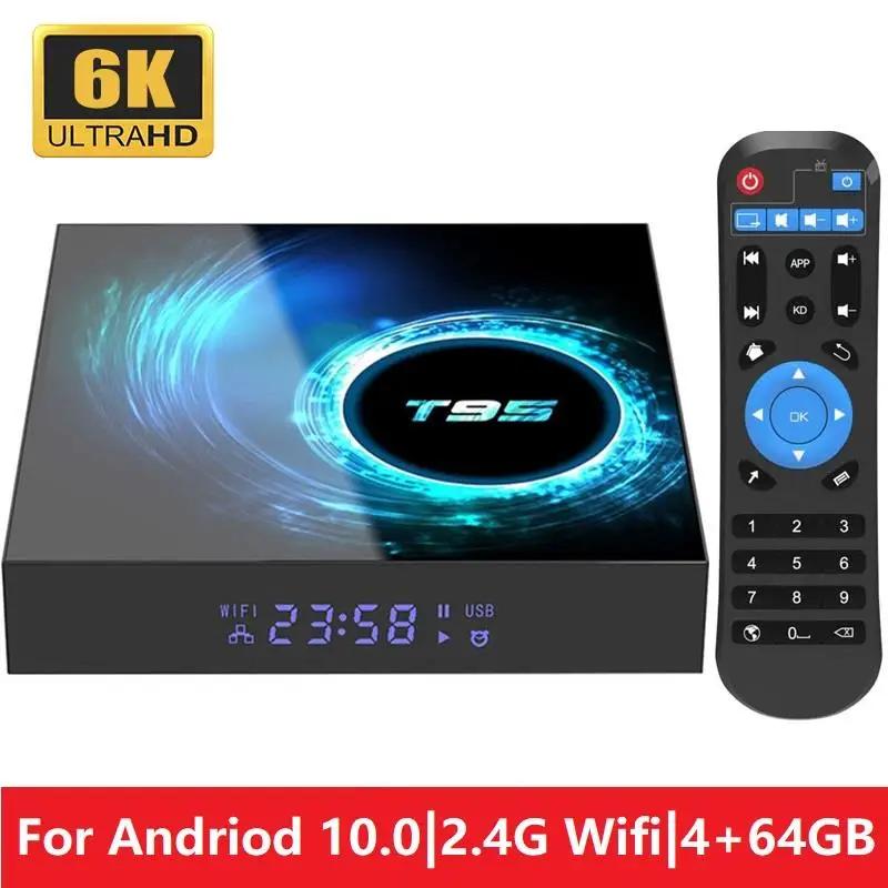 T95 ȵ̵ 10.0 Ʈ TV ڽ,  H616  ھ, 2.4G , 6K  ̴, Ʃ ù, 2GB, 4GB ̵ ÷̾